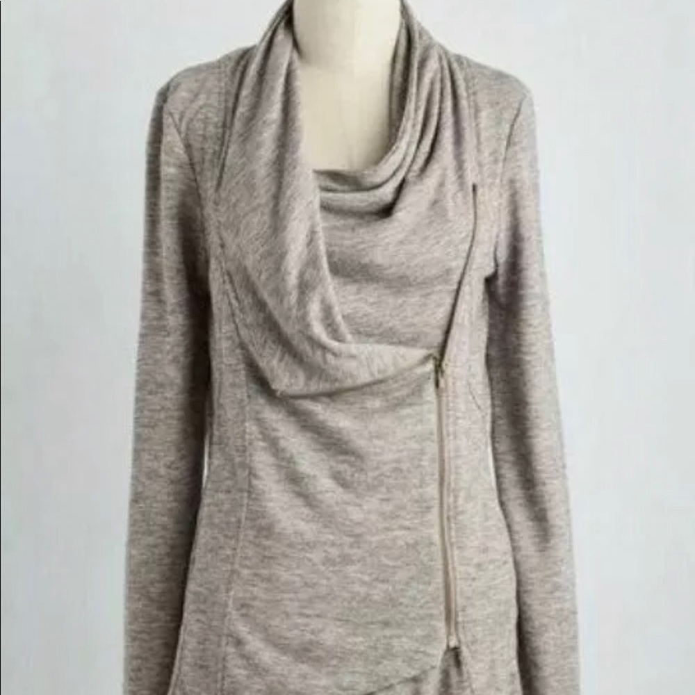 SOLD - airport greeting asymmetrical moto jacket